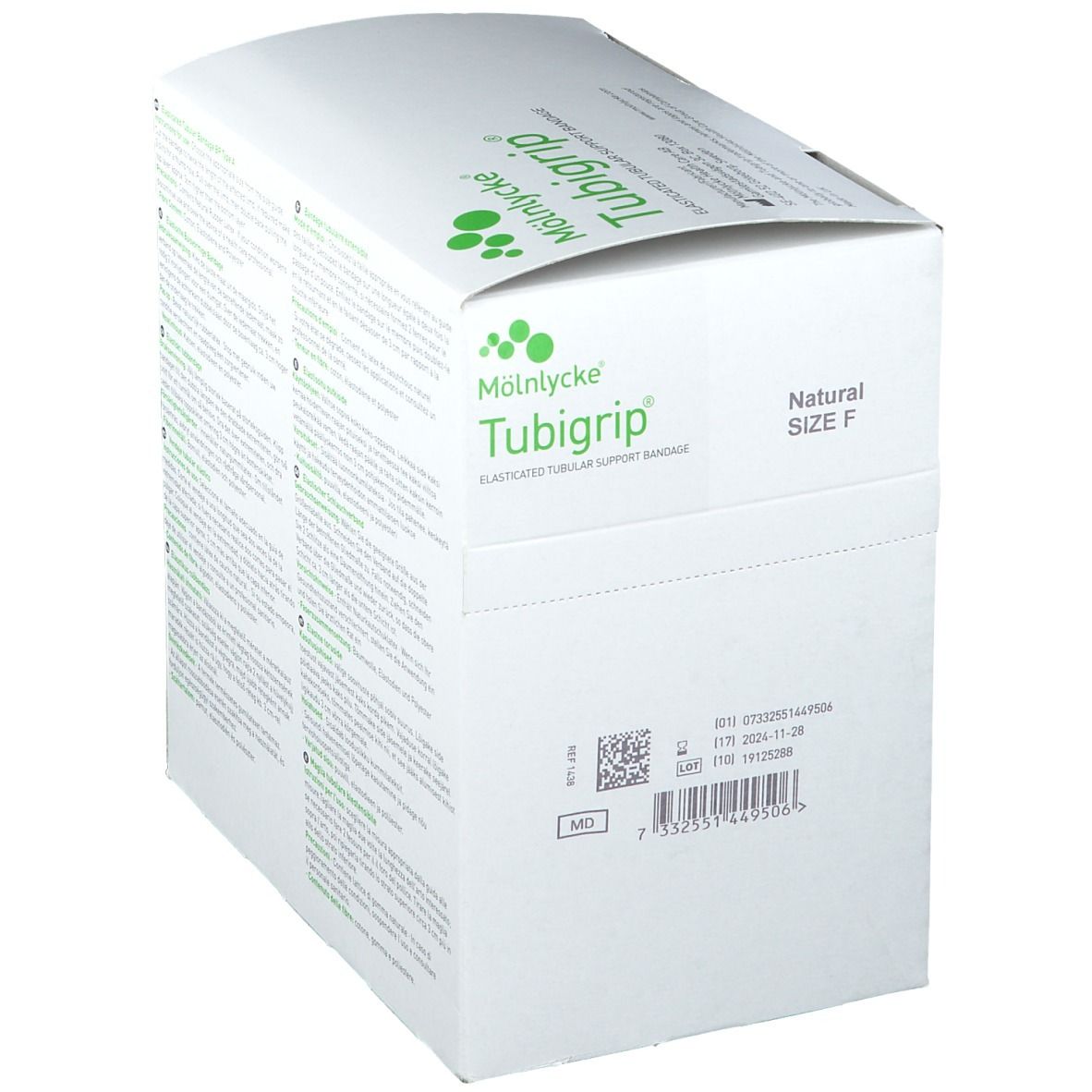 Tubigrip® Bandage tubulaire extensible Blanc 10 m Taille F 1 pc(s