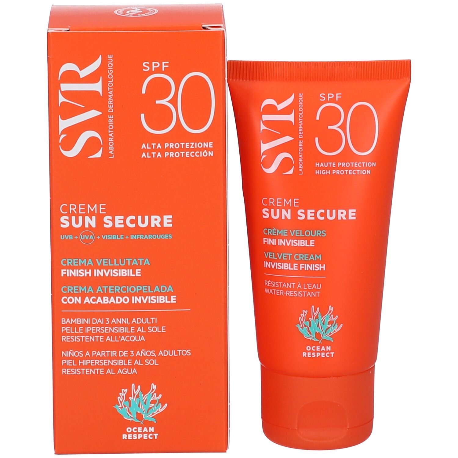 SVR Sun Secure Crème Visage SPF30 50 ml shoppharmacie.fr