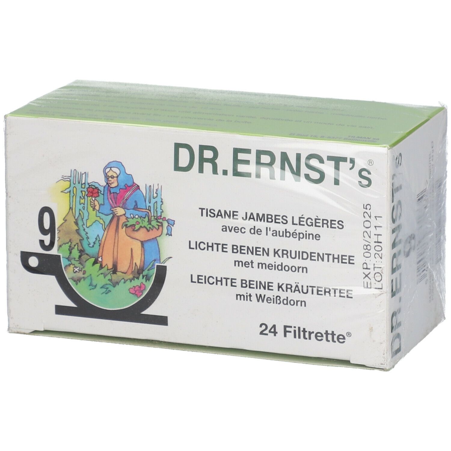 Dr Ernst's® Filtrette® N°9 Tisane Jambes légères