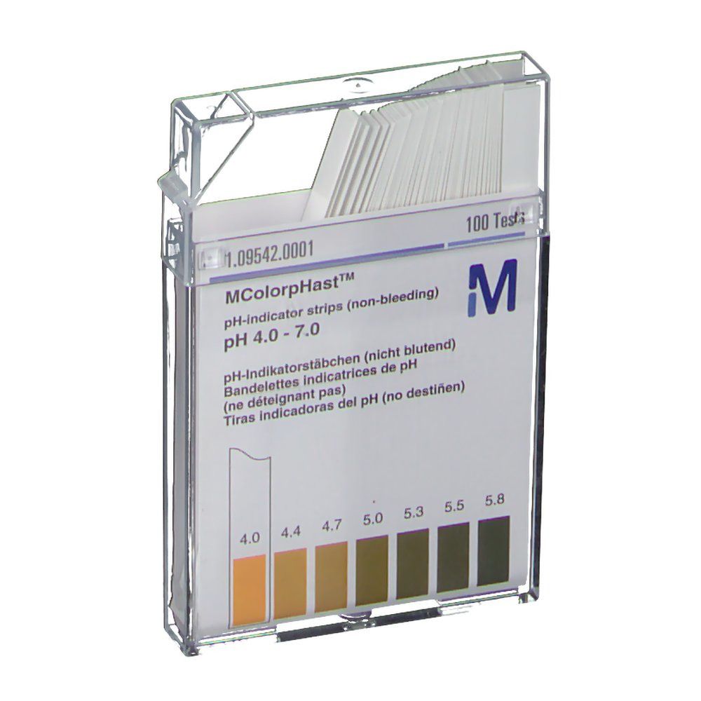 MColorpHast™ Bandelettes indicatrices de pH 4.0 - 7.0