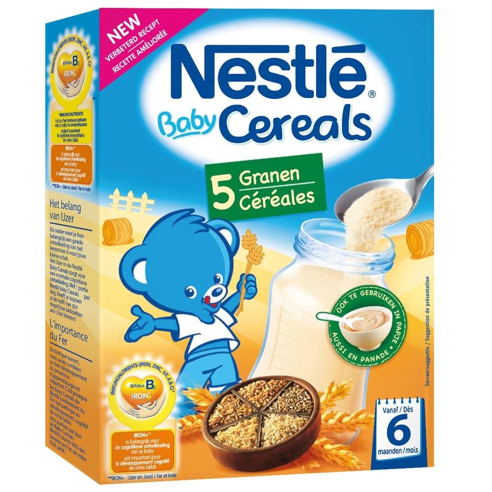 Nestlé® Baby Cereals 5 Céréales - shop-pharmacie.fr