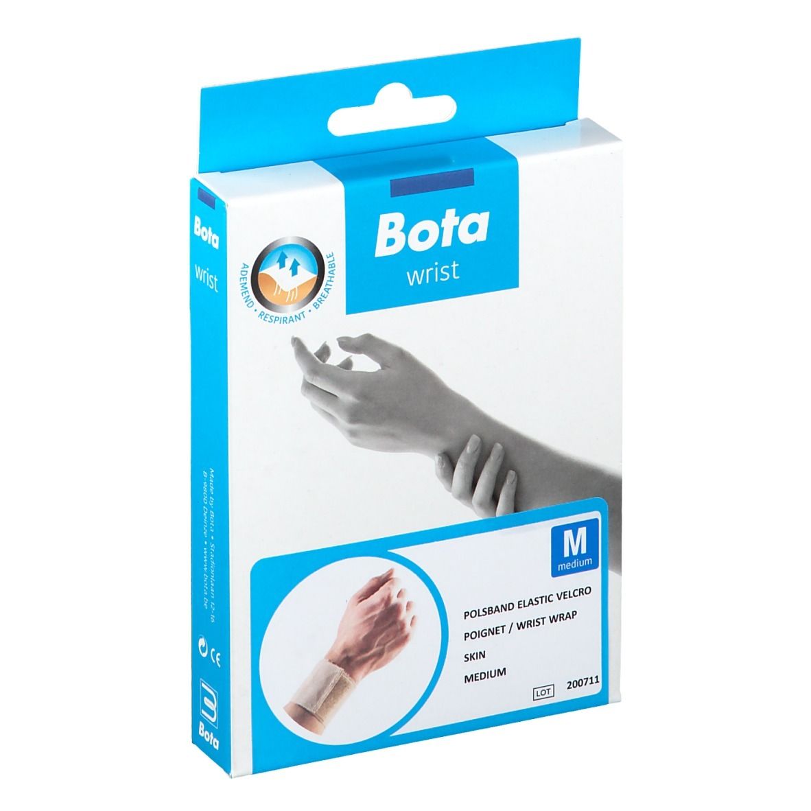 Bota Serre-Poignet Velcro Skin Taille M