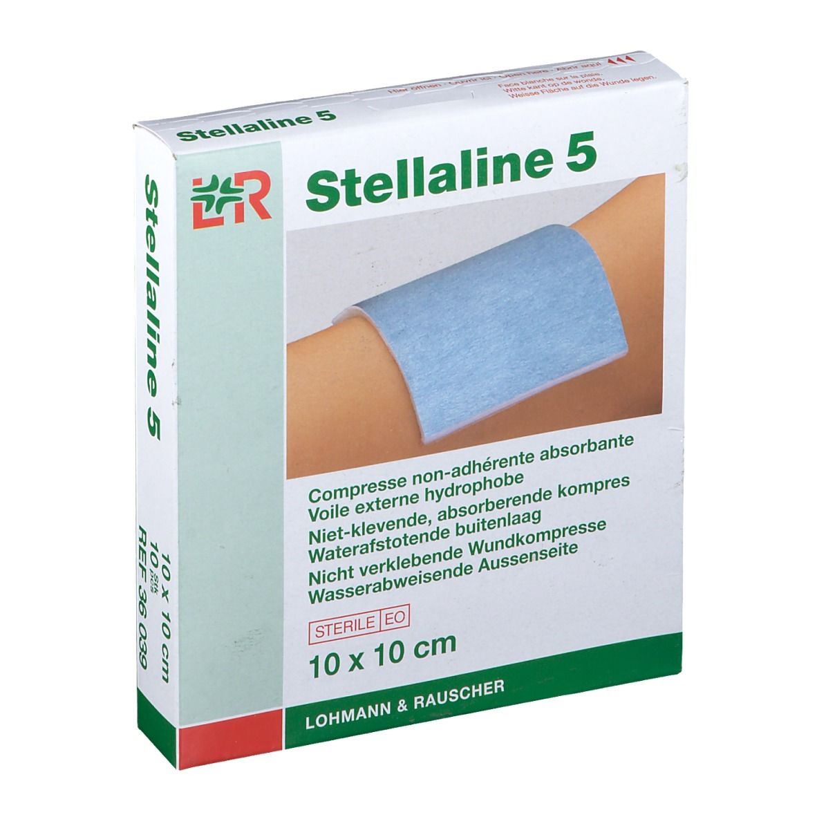 Stellaline 5 Pansements stériles 10 cm x 10 cm