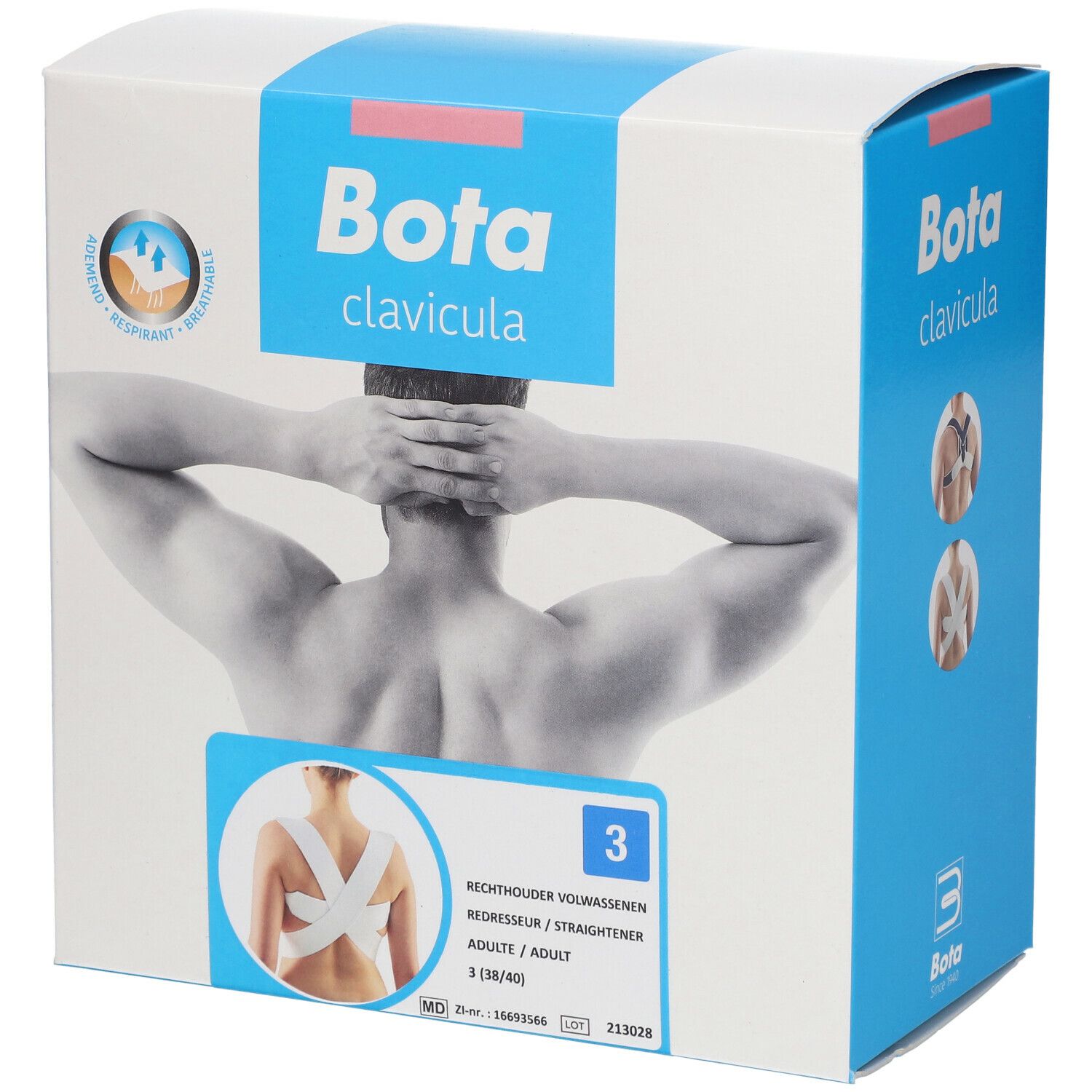 Bota Clavicula Redresseur Adultes 3 (38 / 40)