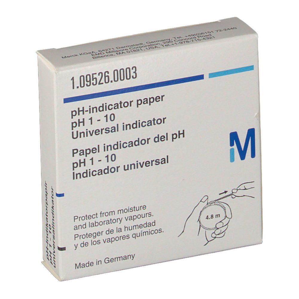 Merck Papier indicateur de pH 1-10