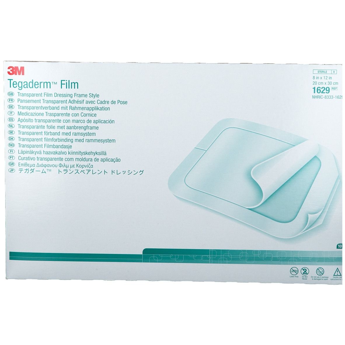 3M™ Tegaderm™ Film Pansements Transparents 20 x 30 cm