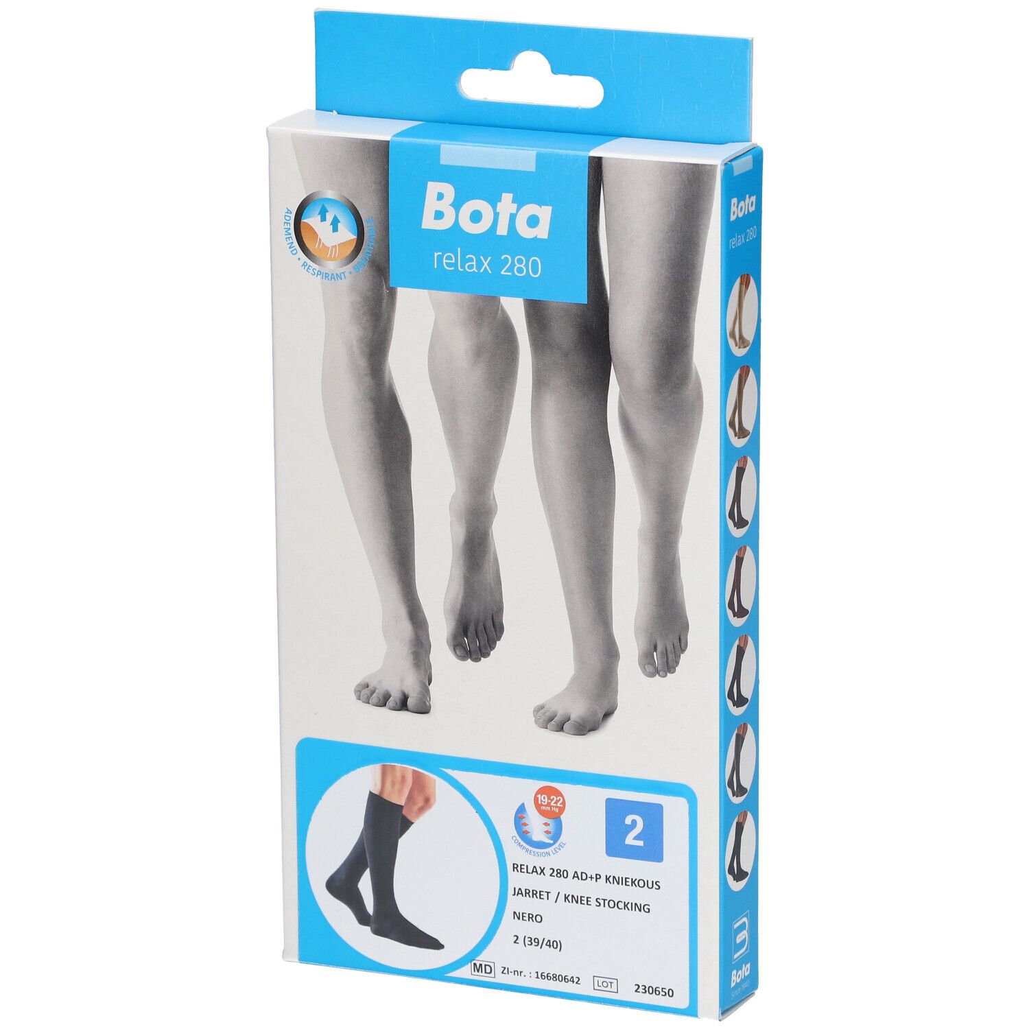 Bota Relax 280 AD +P Nero Taille 2 (39 / 40)