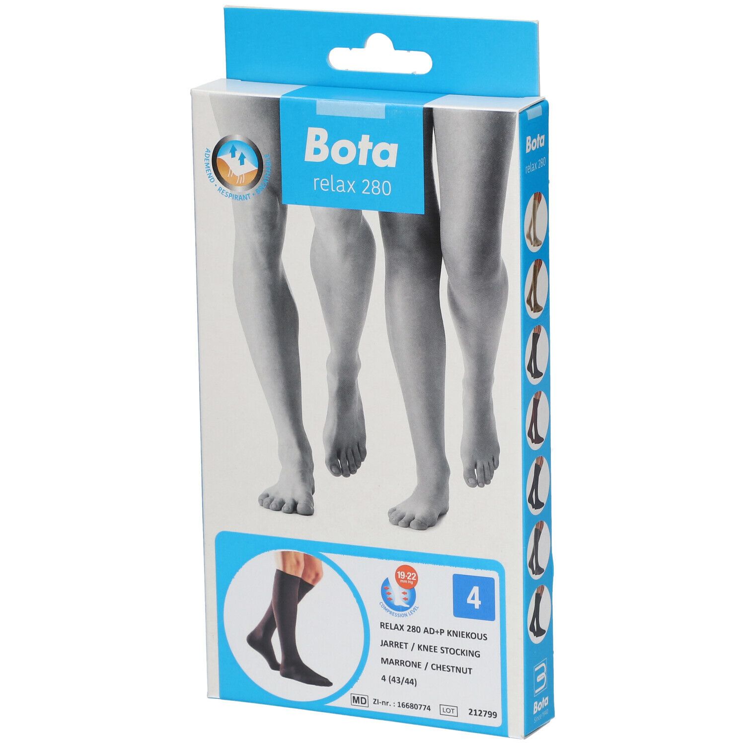 Bota Relax 280 Bas Jarret Marron N4