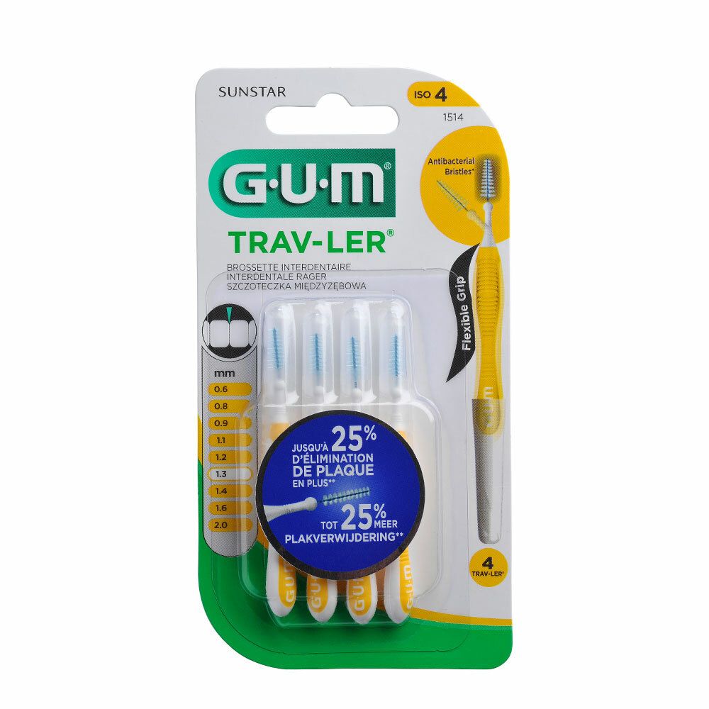 Gum® Trav-Ler Brossette interdentaire 1.3 mm