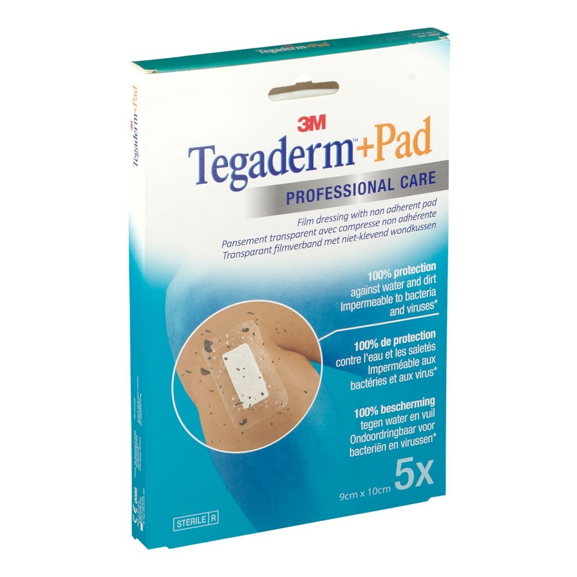 3M™ Tegaderm™+ Pad sterile 9 cm x 10 cm