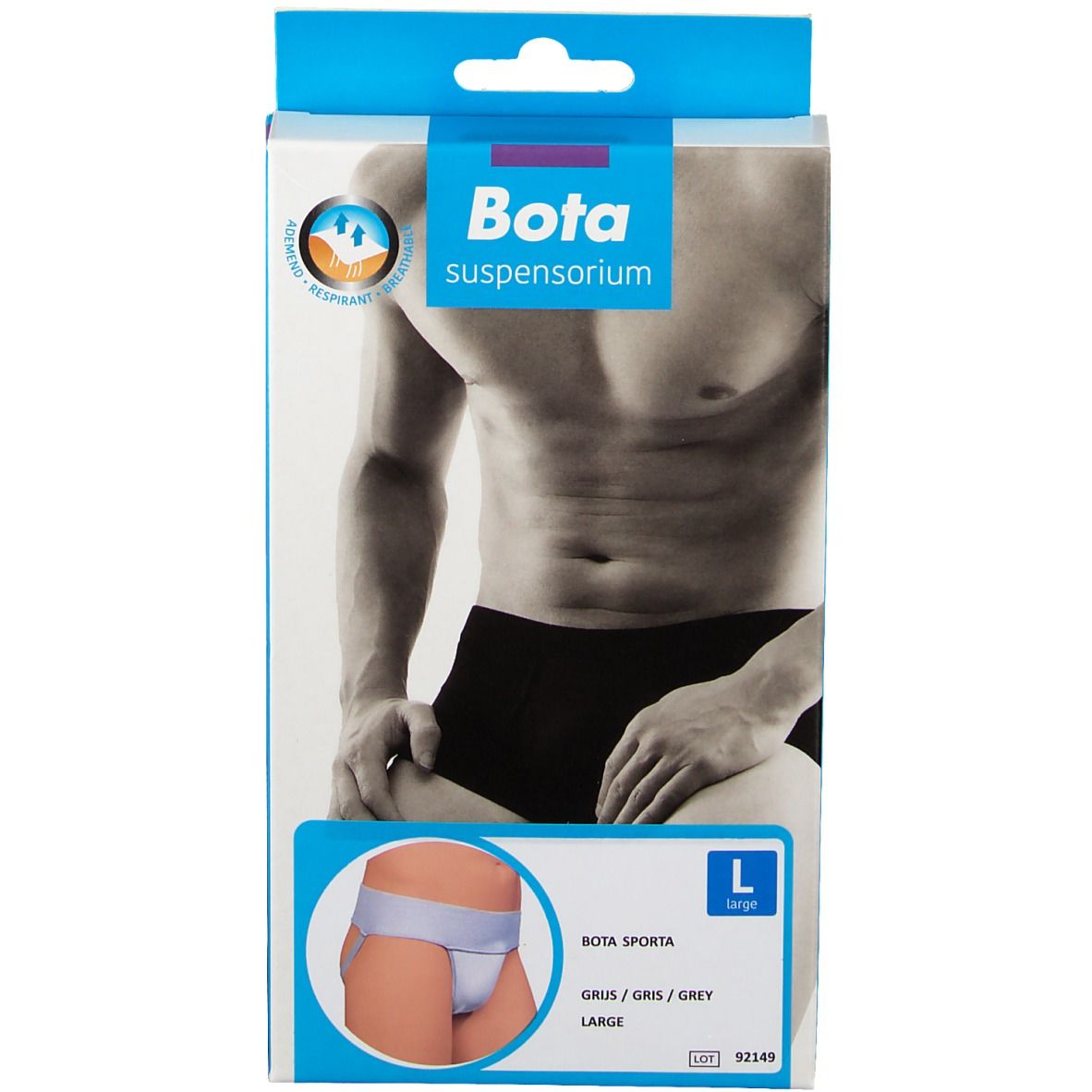 Bota Suspensoir Sporta Gris L