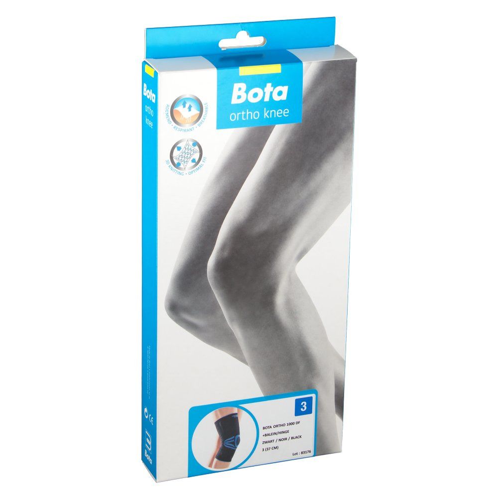 Bota Ortho DF 1000 Bandage pour genou Noir Taille 3