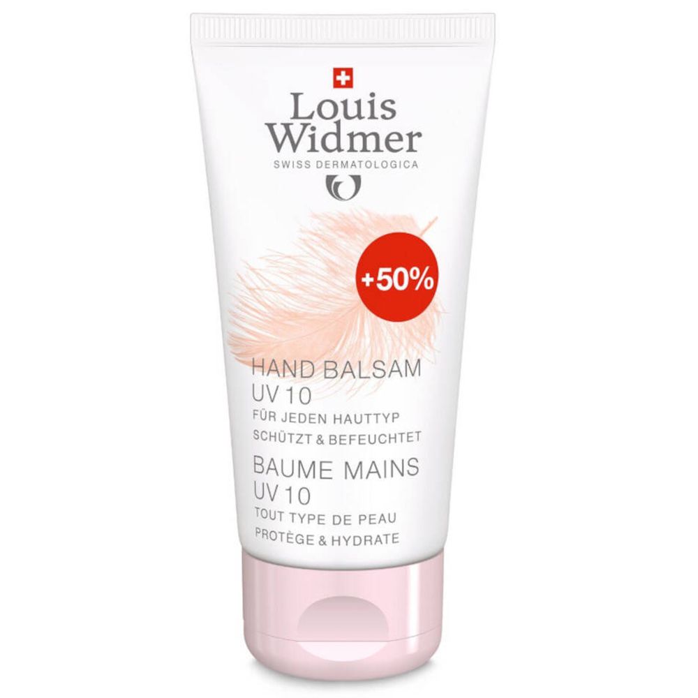 Louis Widmer Baume Mains Uv10 légèrement parfumée
