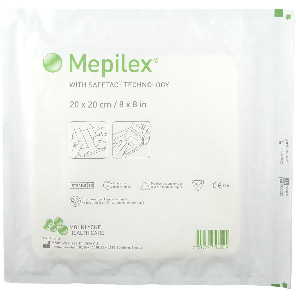 Mepilex® 20 cm x 20 cm