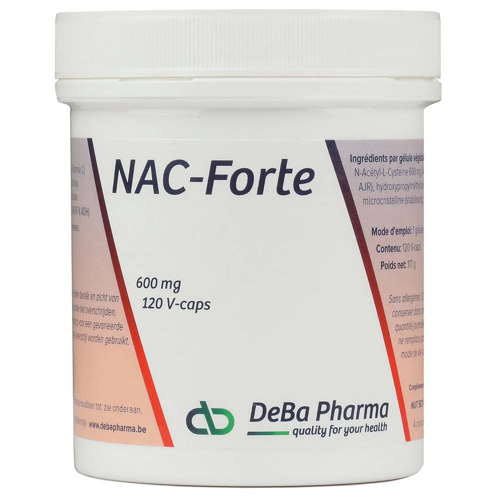 Deba NAC-forte 600 mg N-Acetyl-L-Cysteine + cofactoren