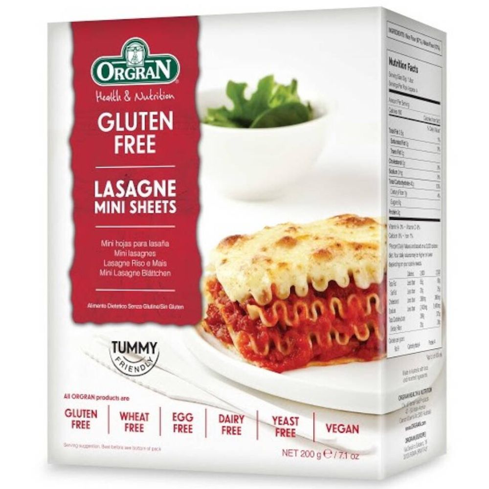 Orgran Lasagne feuilles mini sans Gluten