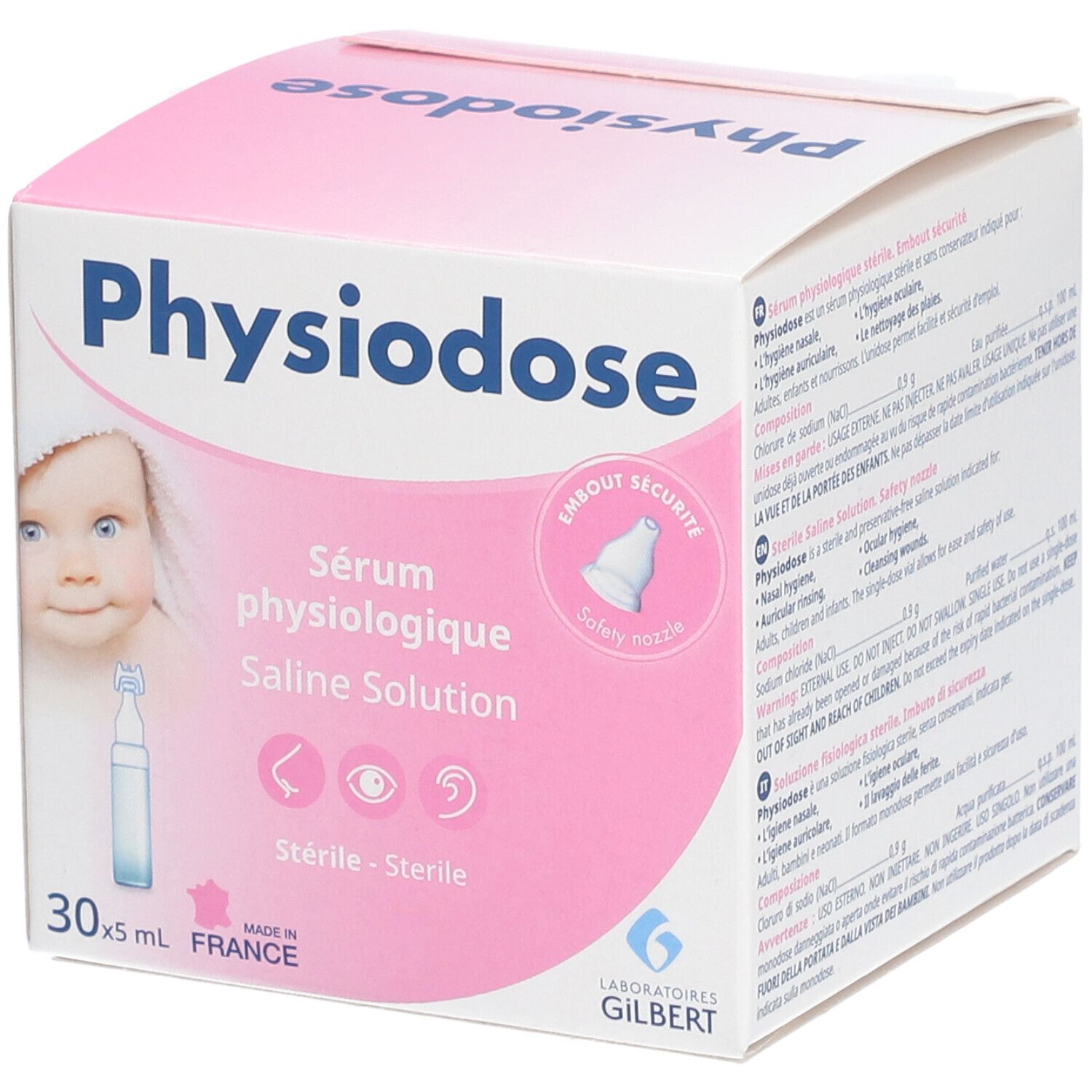 Physiodose Sérum physiologique Nez & Yeux - shop-pharmacie.fr