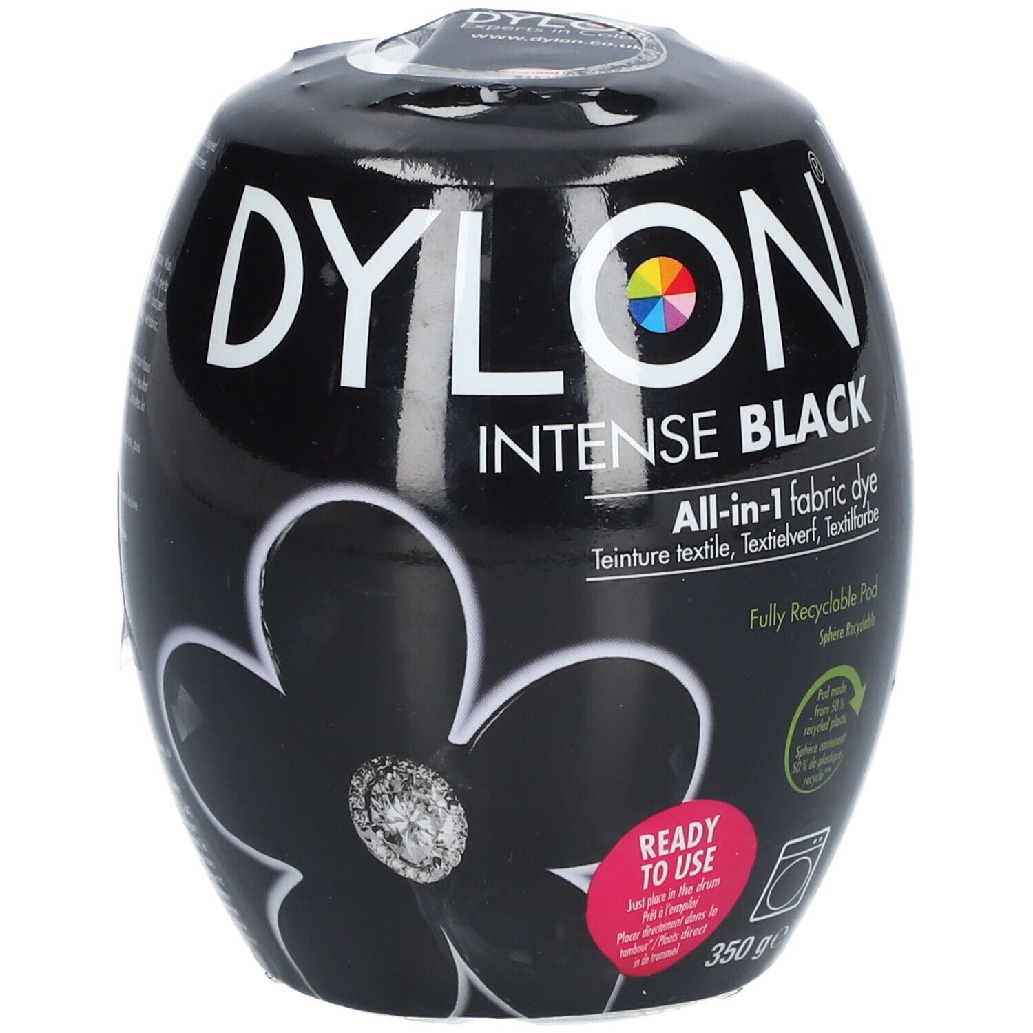 Dylon Intense Black All-in-1 Teinture Textile 12