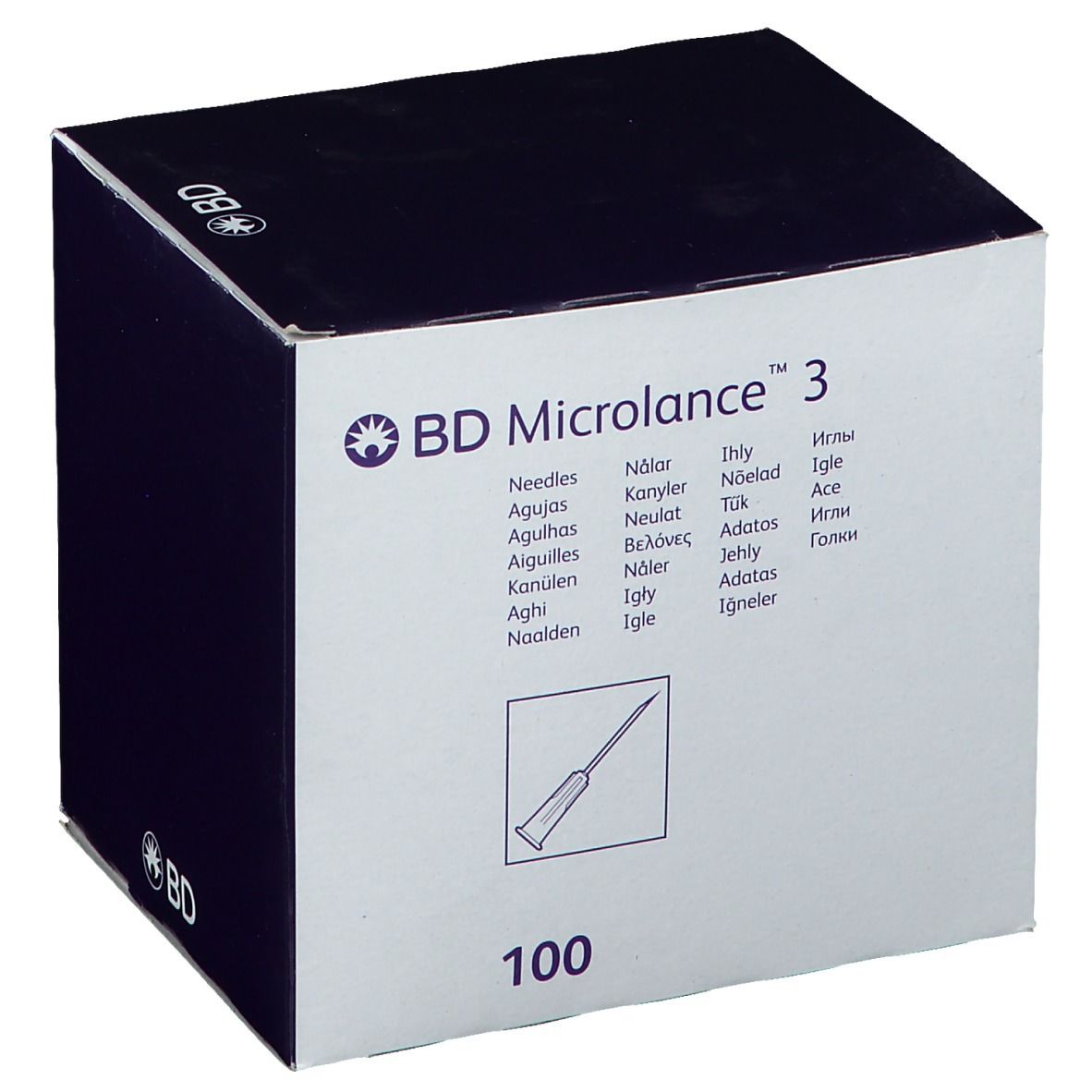 BD Microlance™3 Aiguilles 22G 2 (0,7 x 50 mm)