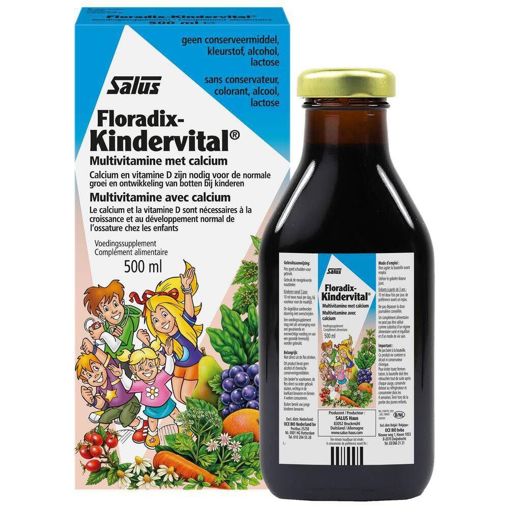 Salus Floradix-Kindervital® Multivitamines avec calcium
