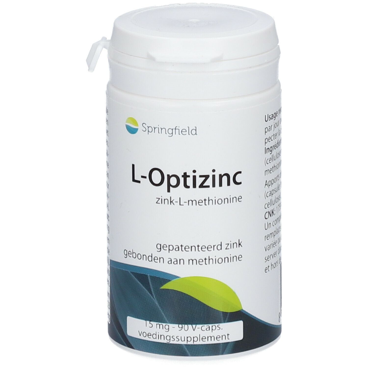 Springfield L-Optizinc zinc L-méthionine