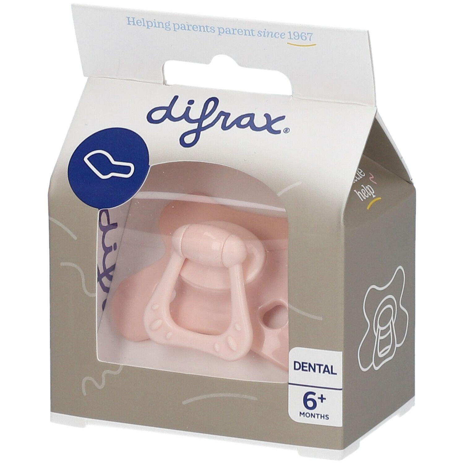 Difrax® Sucette dental 6+ mois (Couleur non sélectionnable)