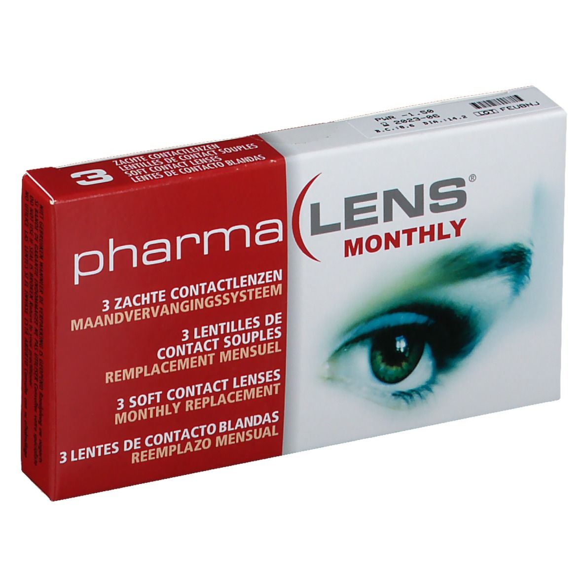 pharmaLENS® Monthly Lentilles -1.50