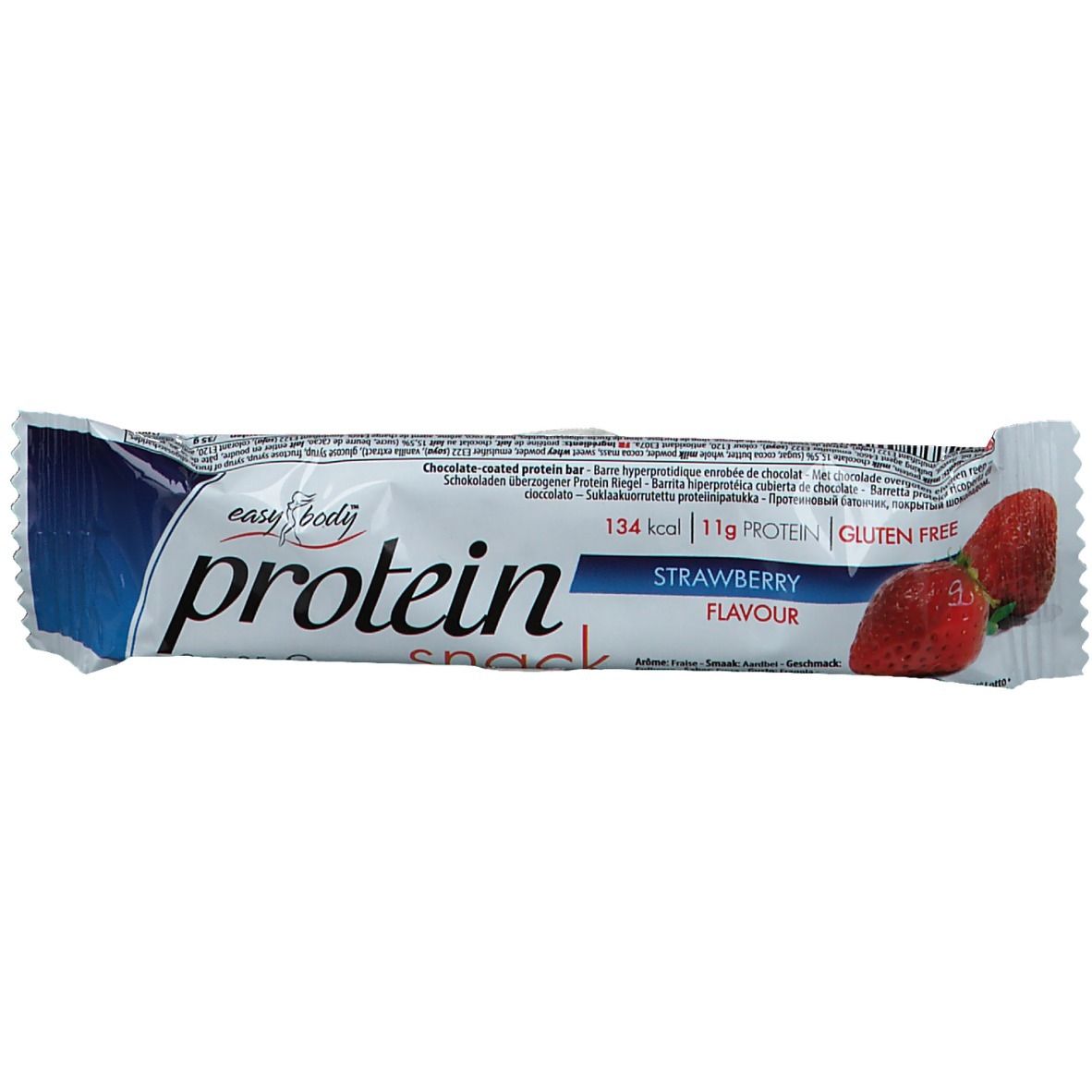 easy body protein snack Barre protéinée Fraise