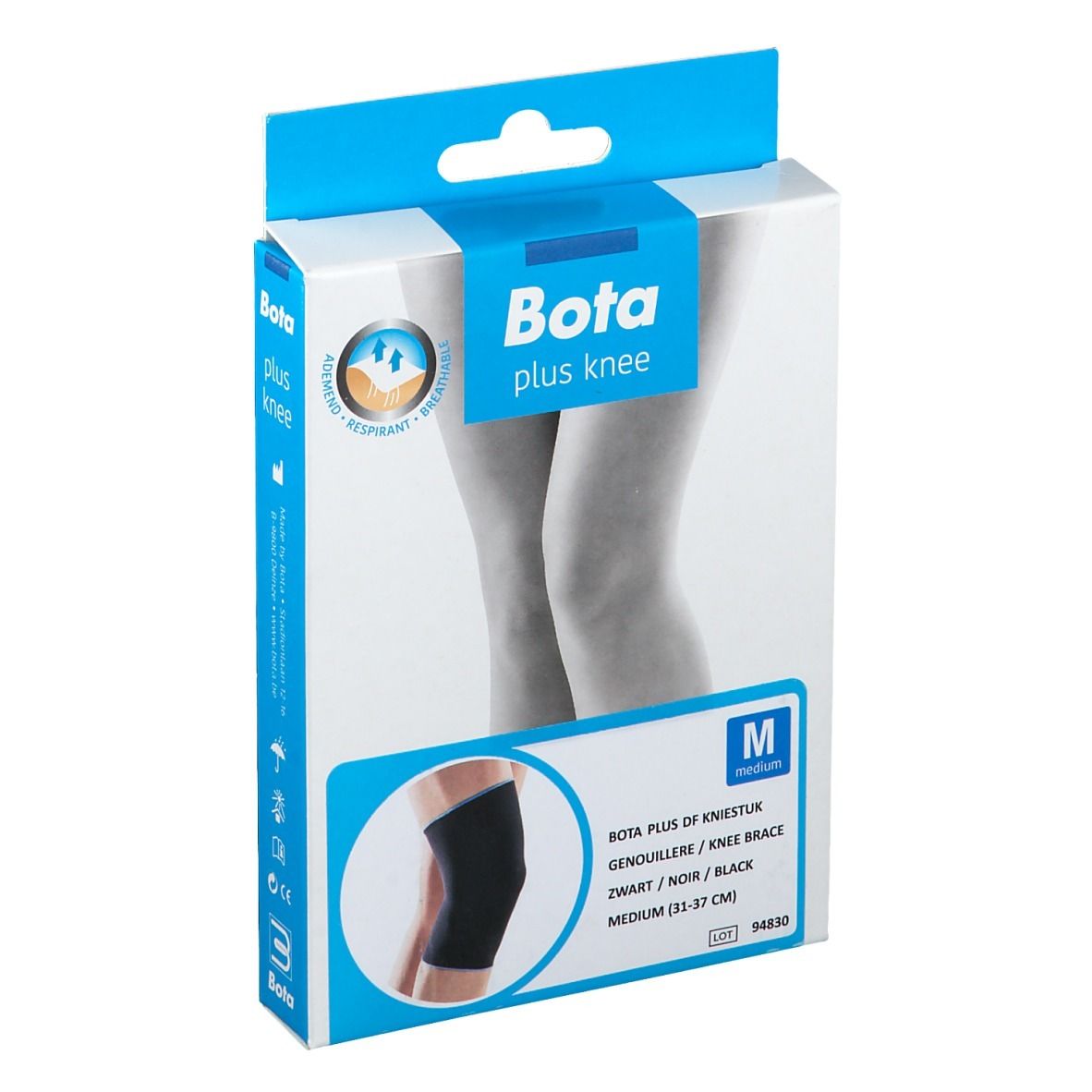 Bota Plus DF Genouillère Noir Taille Medium