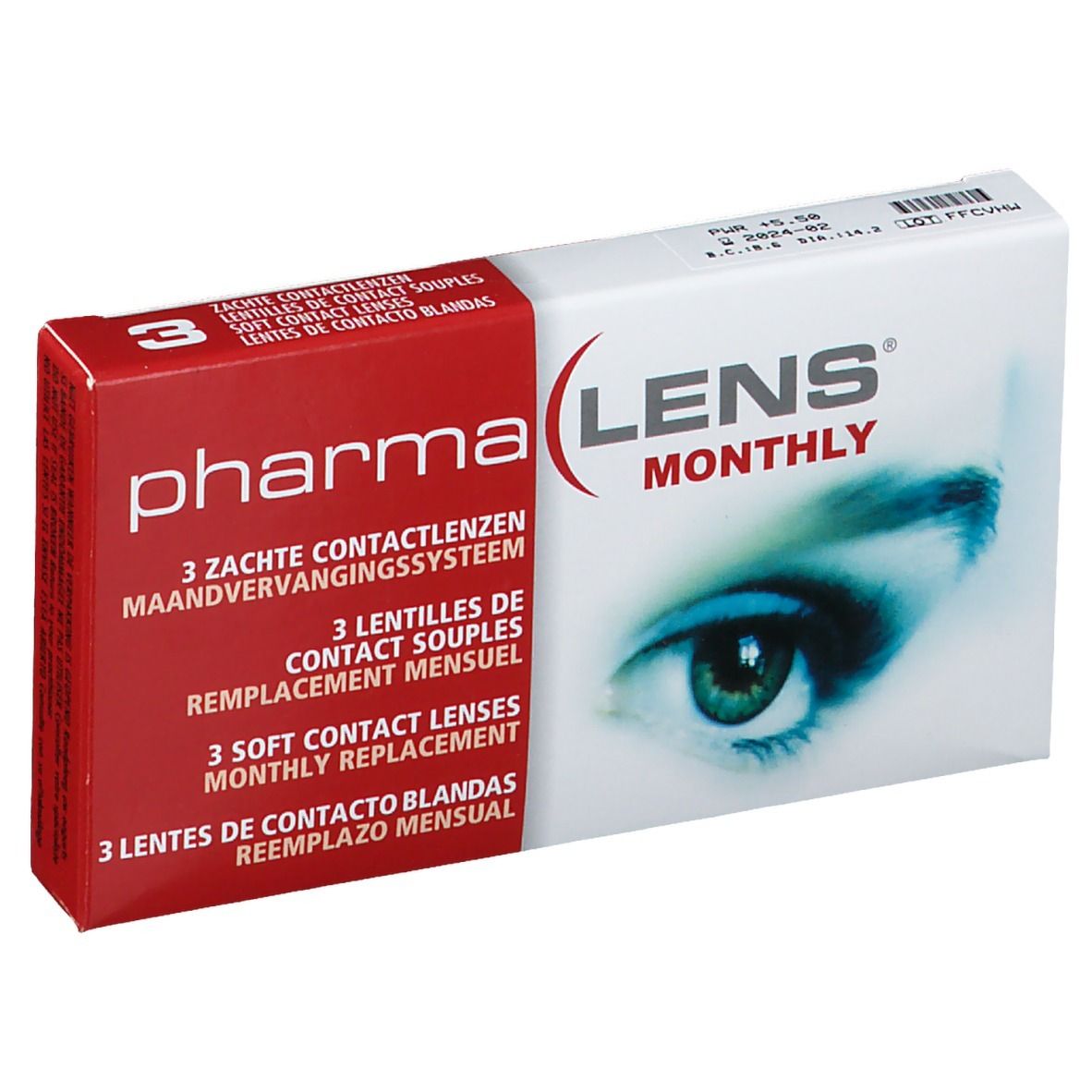 pharmaLENS® Monthly Lentilles +5.50