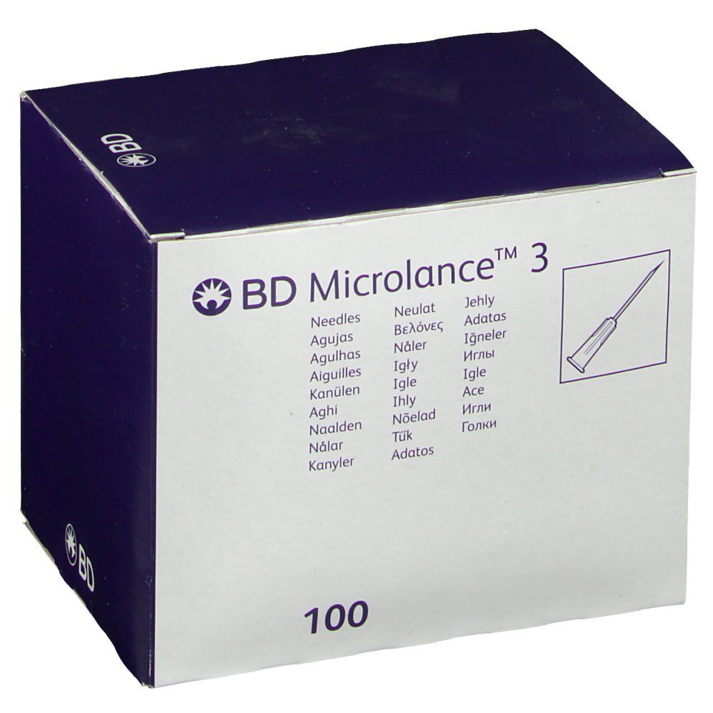 BD Microlance™3 Aiguilles 16G 1 1/2 (1,6 mm x 40 mm)