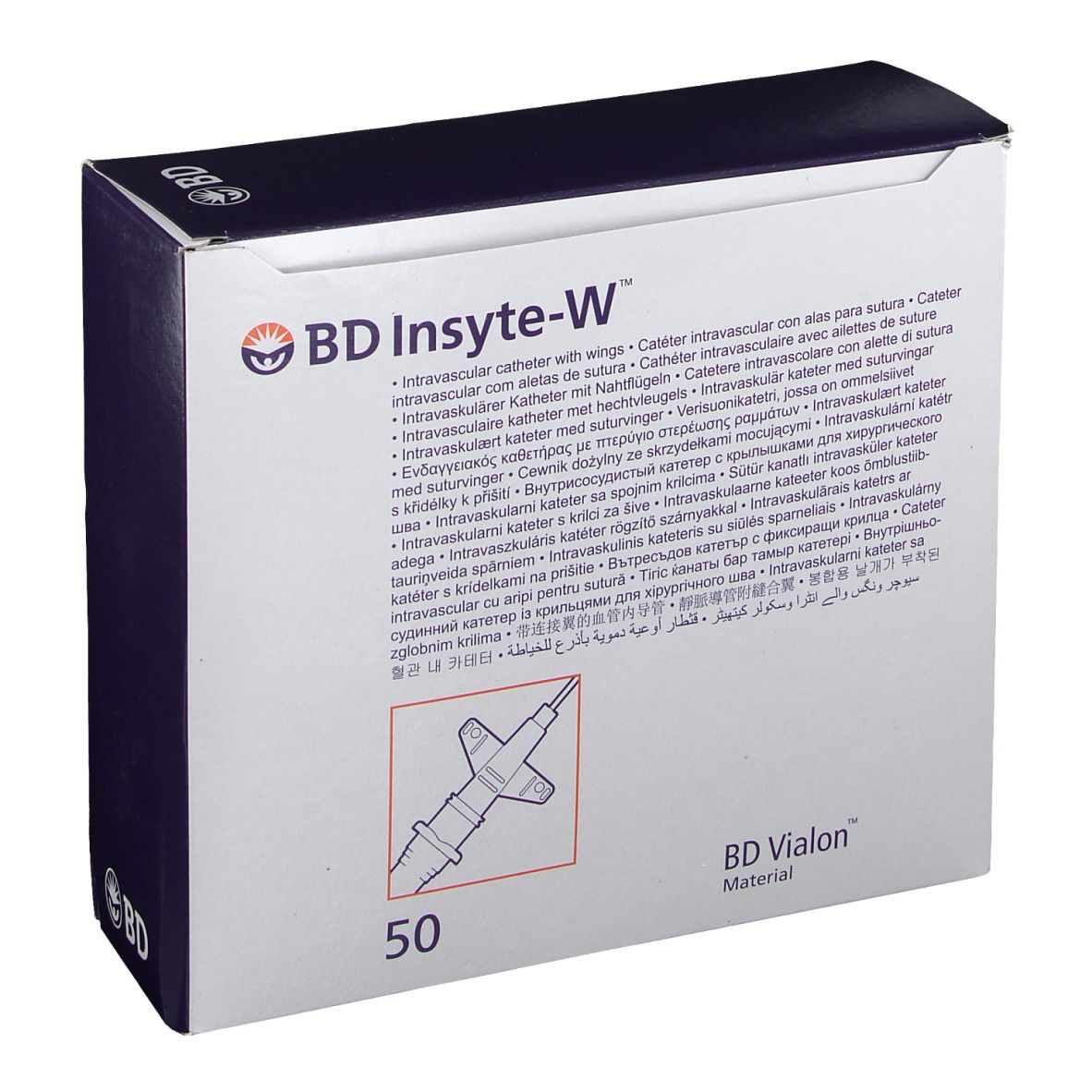 BD Insyte-W™ Cathéter IV 24g 0.7mm x 19mm