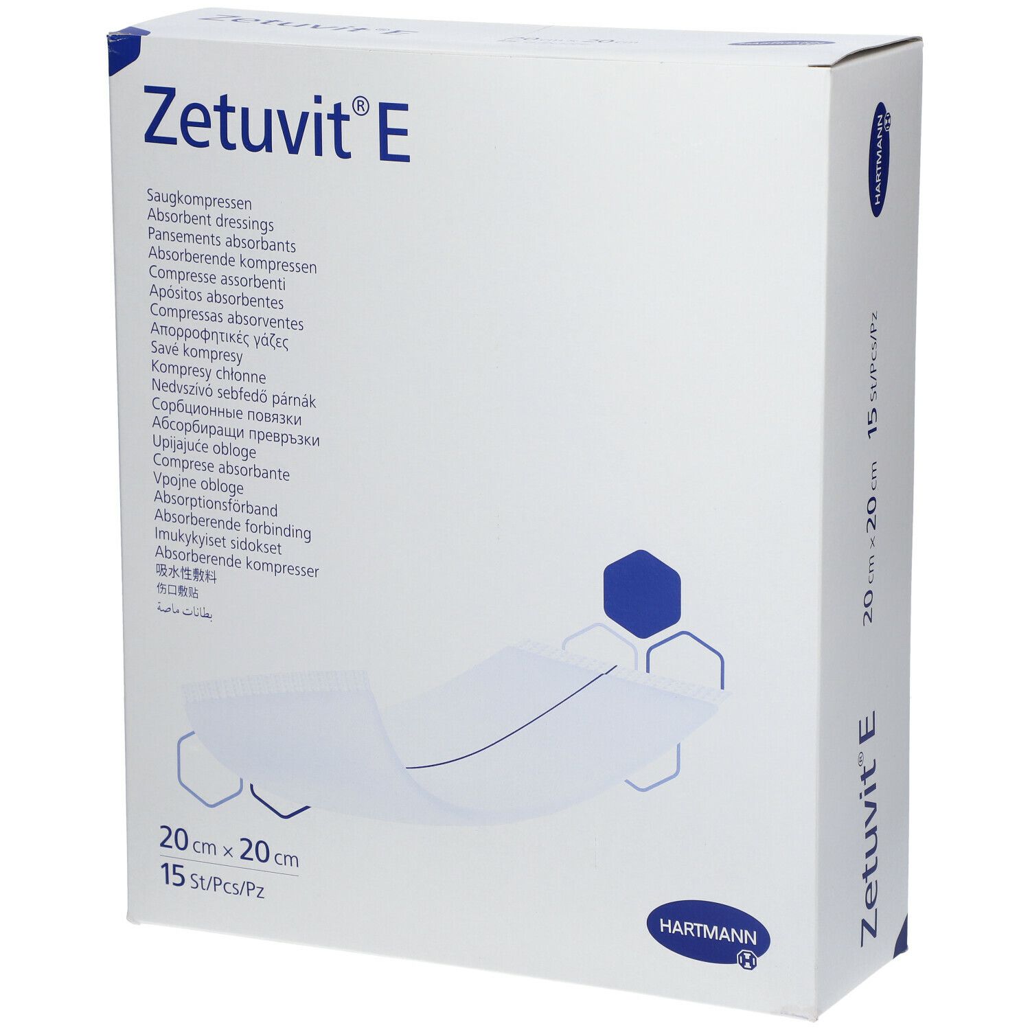 Hartmann Zetuvit® E strérile 20 cm x 20 cm