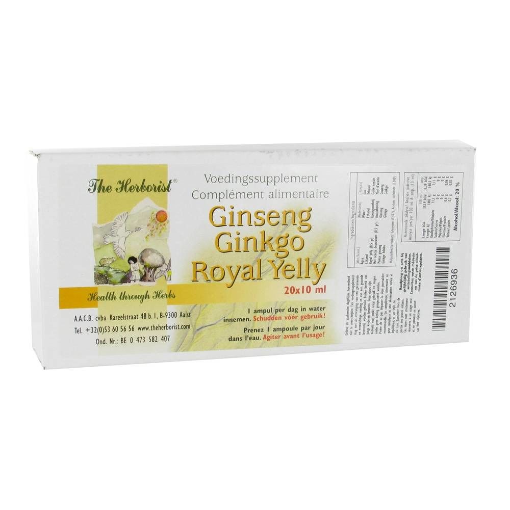 The Herborist® Ginseng Gingko Gelée royale