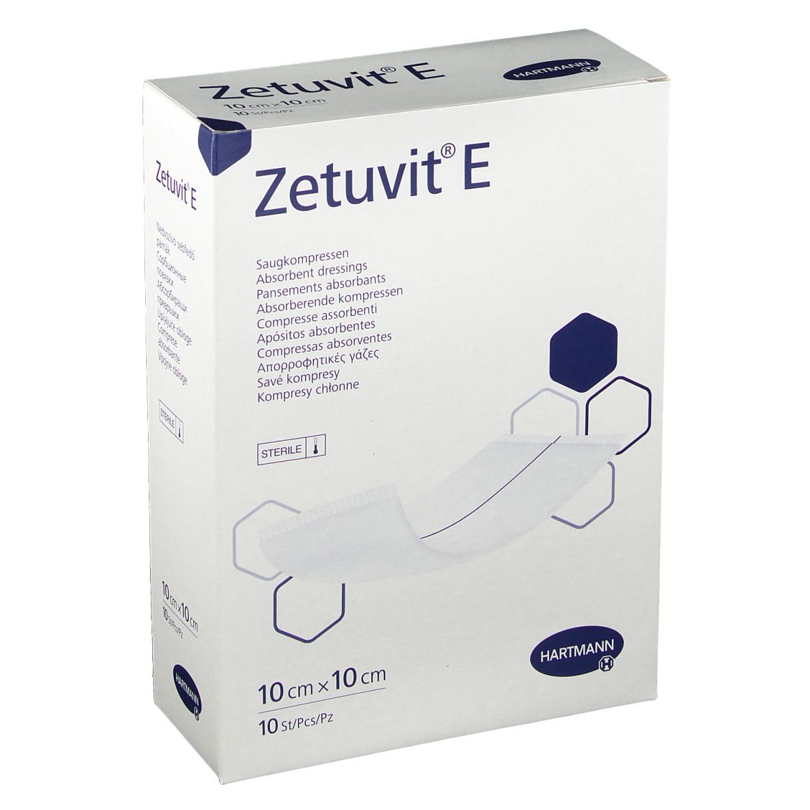 Zetuvit® E Pansements absorbants 10 cm x 10 cm