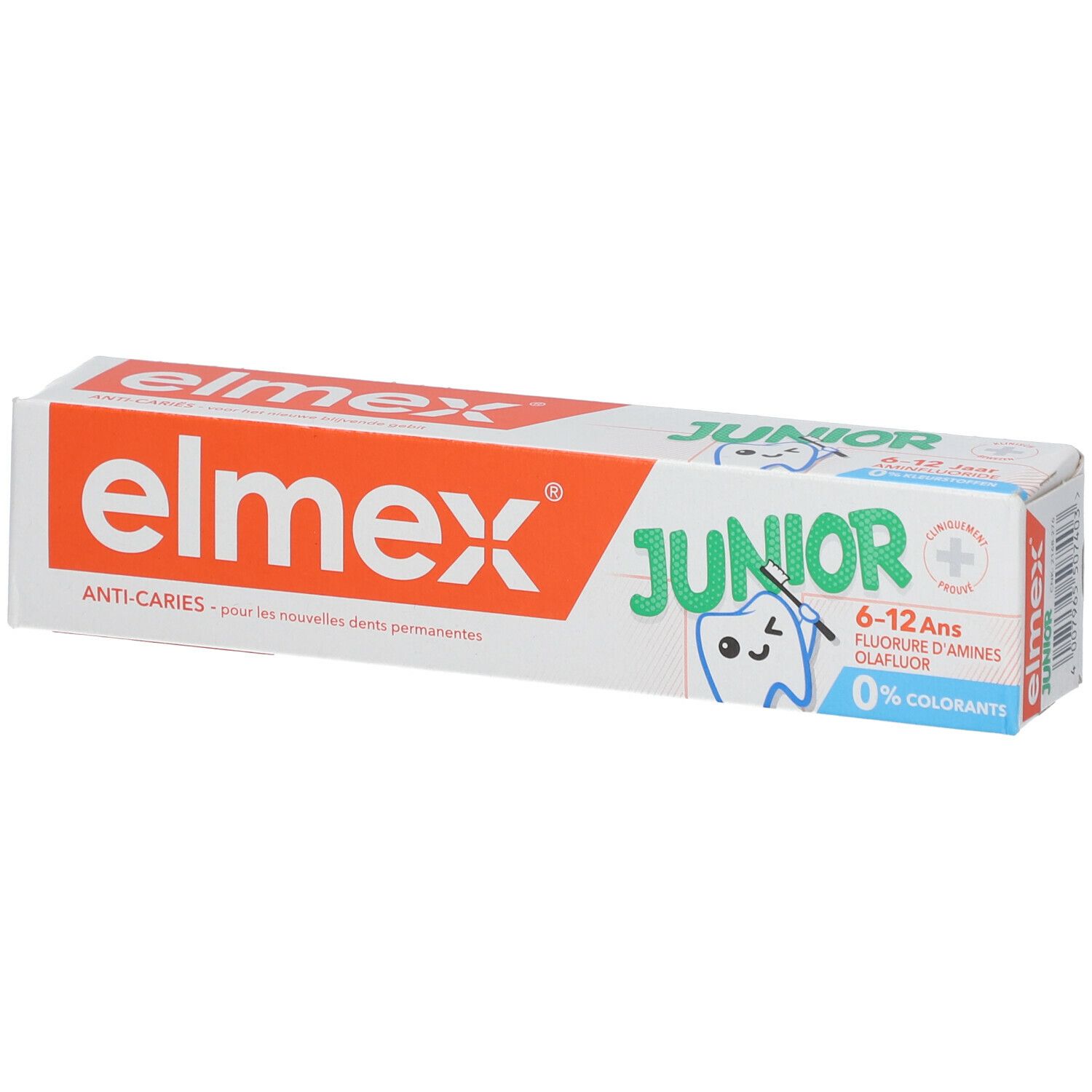 elmex® Junior Dentifrice 6-12 ans