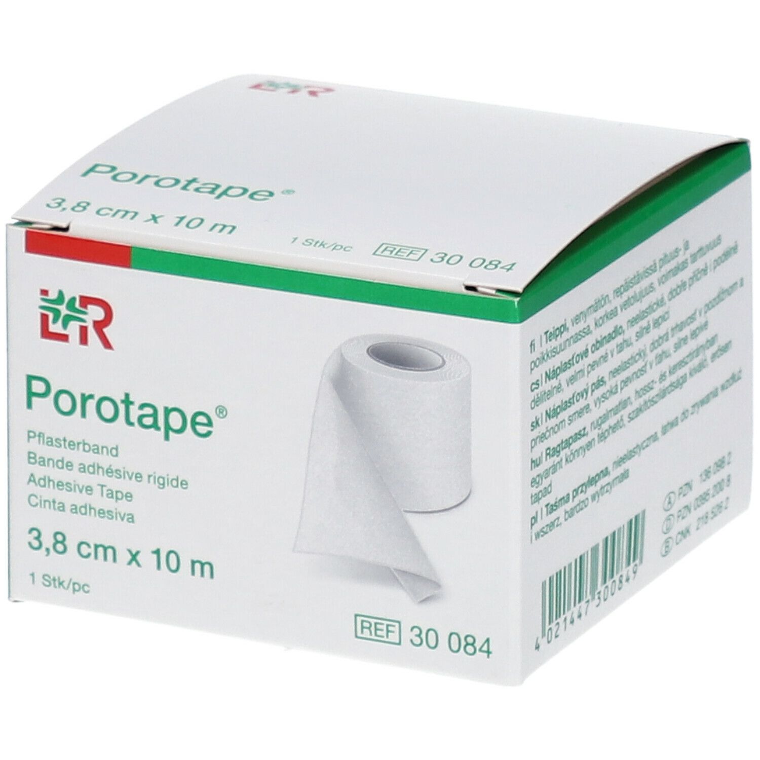 Lohmann & Rauscher Porotape® Bande adhésive rigide 3,8 cm x 10 m