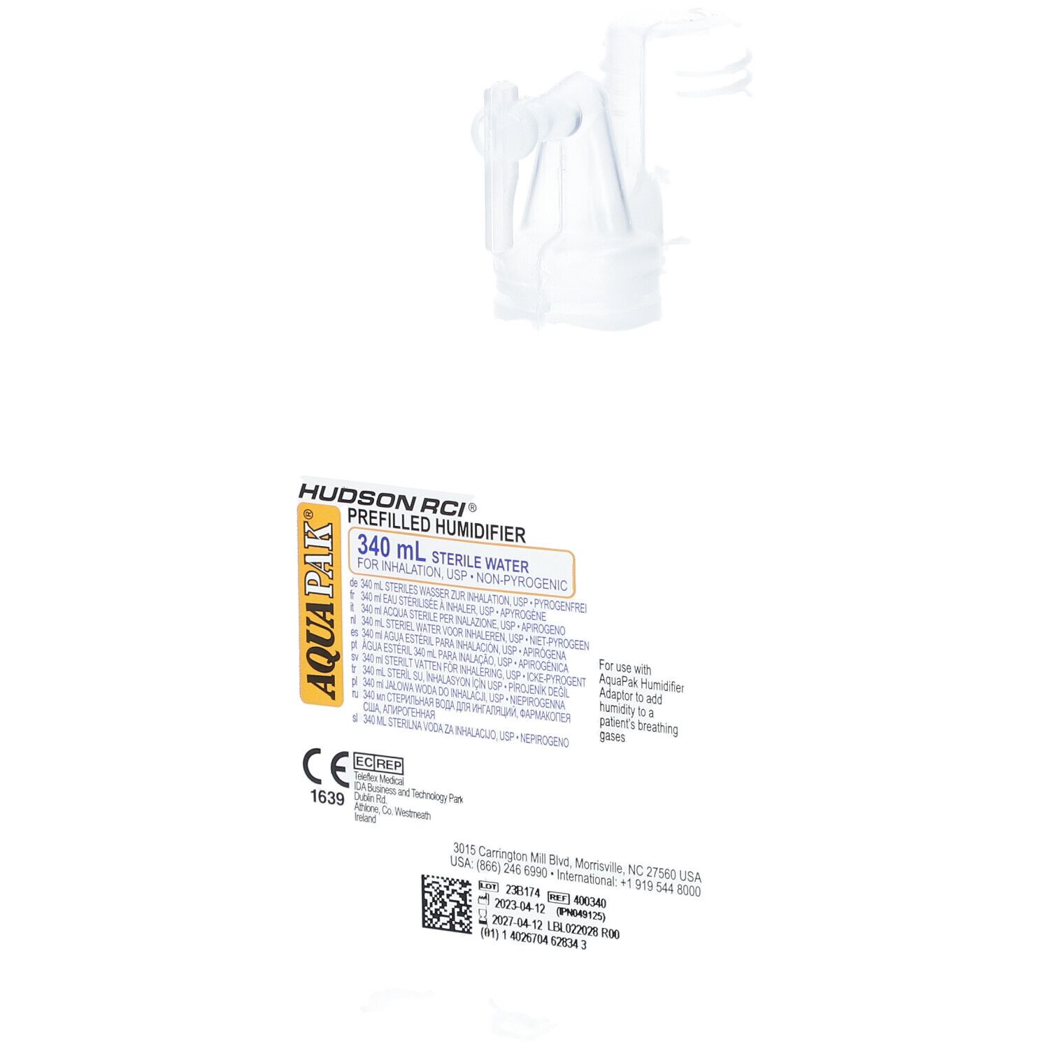 Hudson Rci® Aquapak® Eau distillée stérile