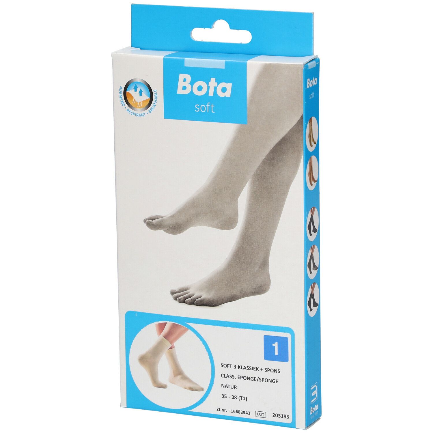 Bota Soft 2 Classique avec tissu éponge Natur Taille 2