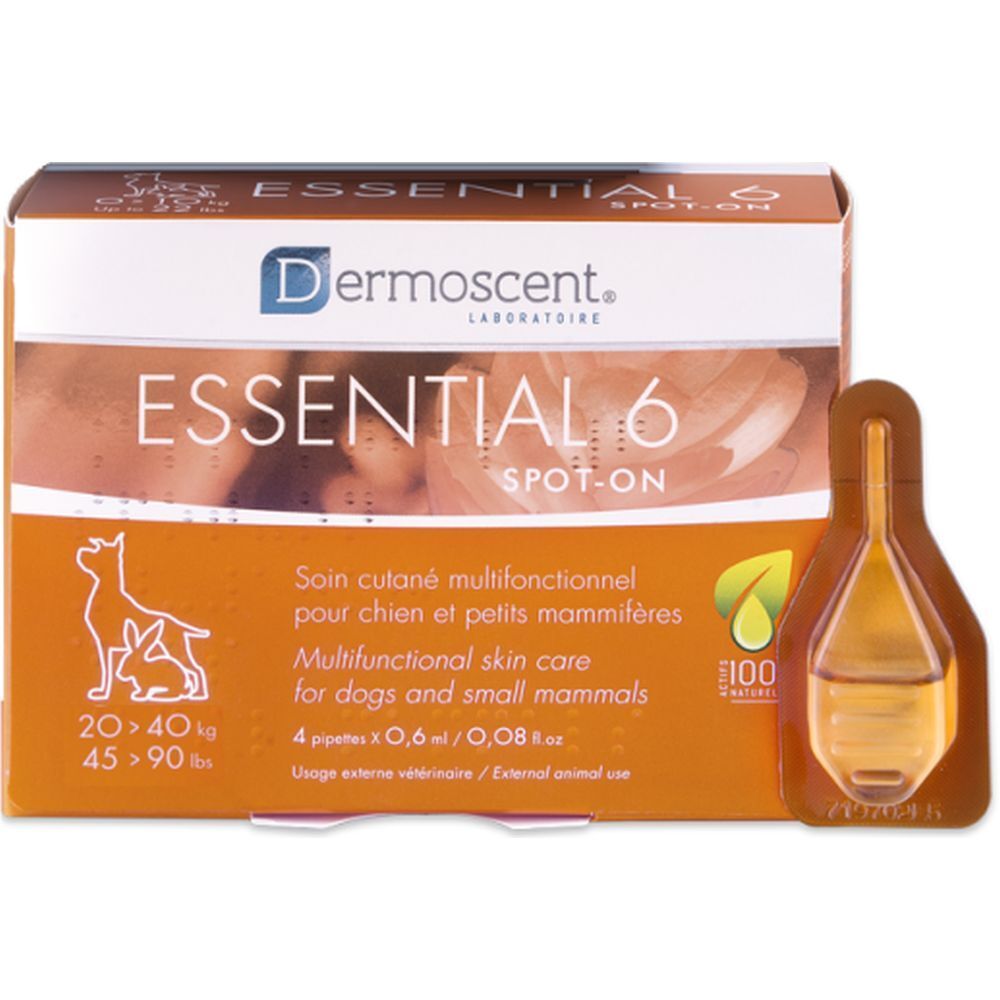 Dermoscent® Essential 6® Spot-On Chien 20-40 kg 2,4 ml