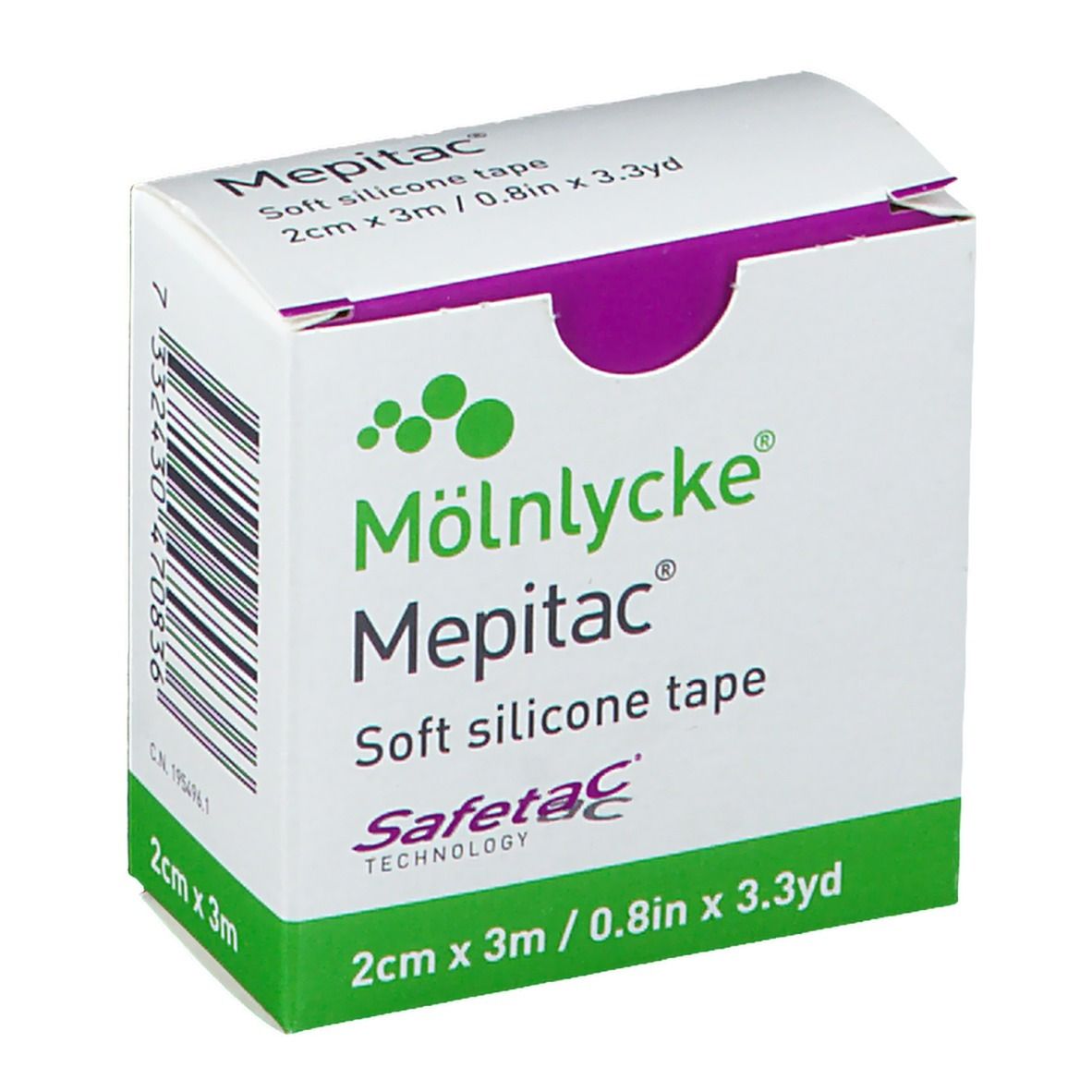 Mepitac® - Fixation douce 2 cm x 3 m