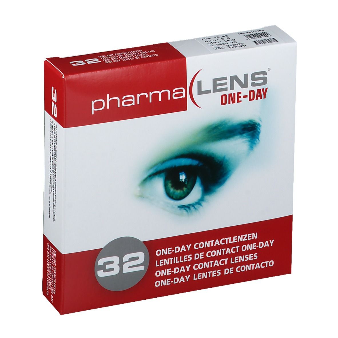 PharmaLens lentilles (jour/24 heurs) (Dioptrie: -3.00)