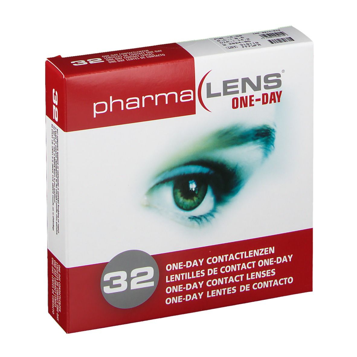 pharmaLENS® One-Day Lentilles -4.50