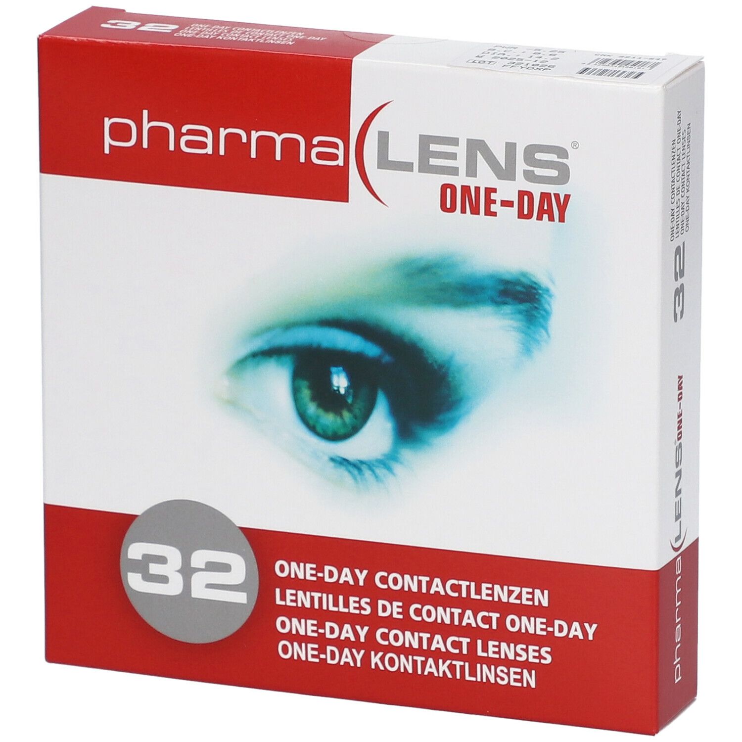 pharmaLENS® One-Day Lentilles -5.25