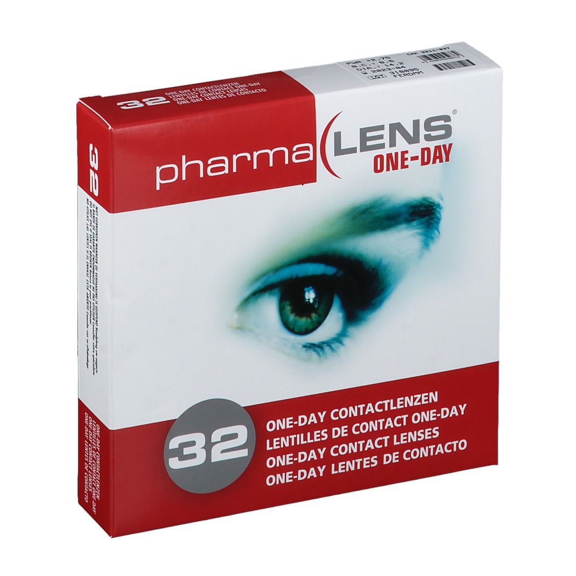 pharmaLENS® One-Day Lentilles +2.75