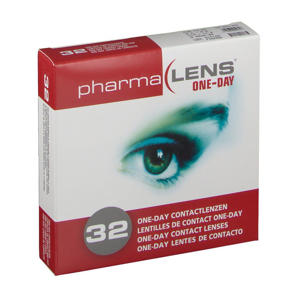 pharmaLENS® One-Day Lentilles +3.25