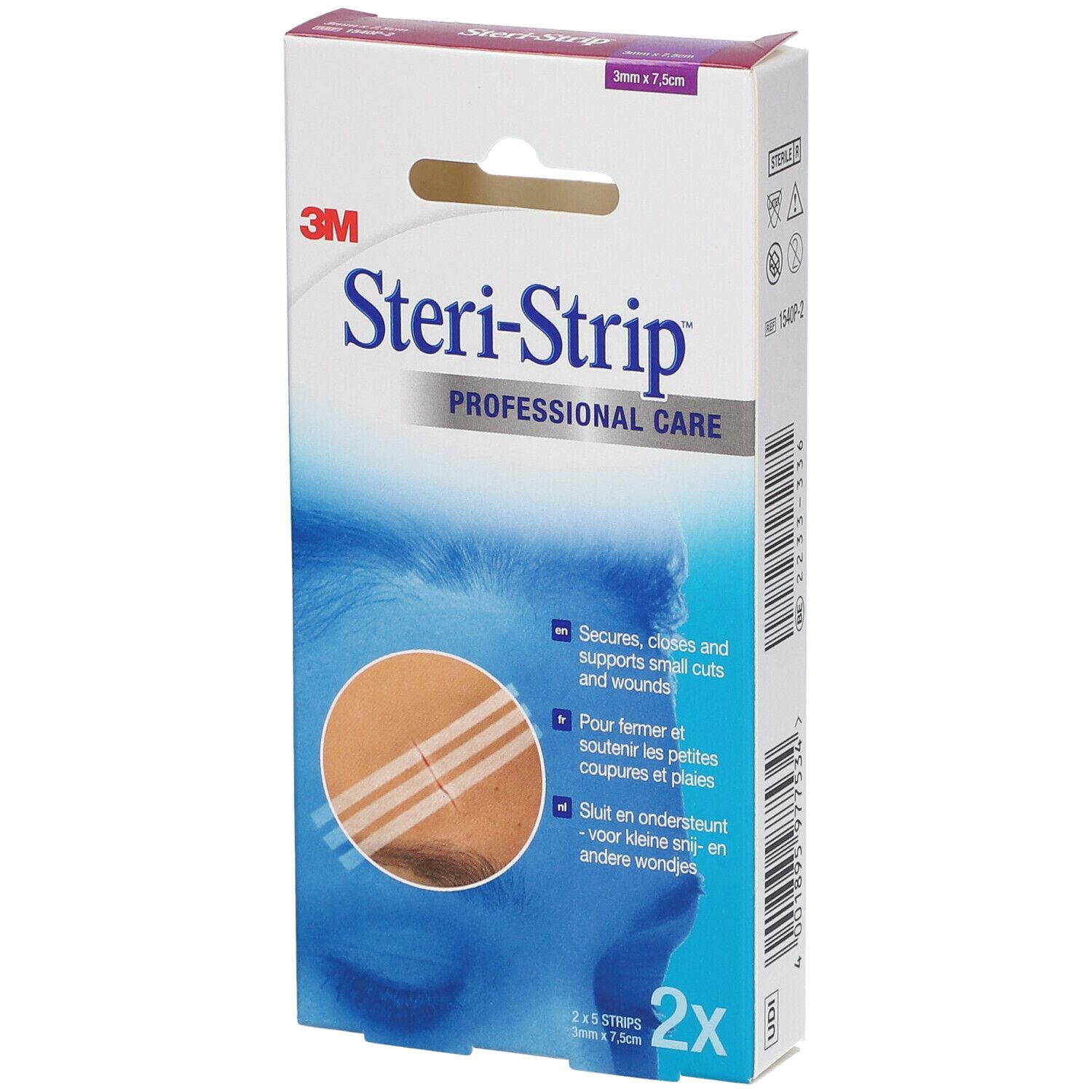 3M Steri-Strip stérile 3 mm x 75 mm