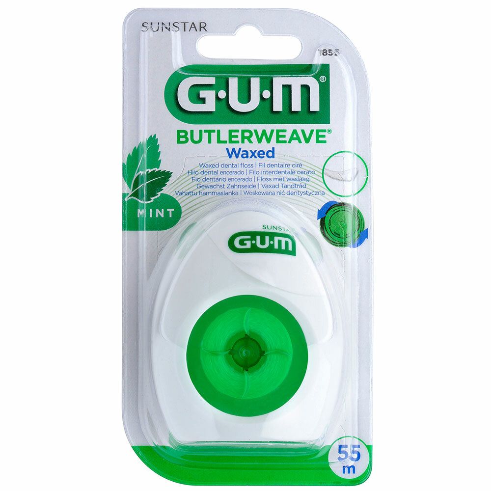 Gum® ButlerWeave™ Fil Dentaire Menthe Ciré