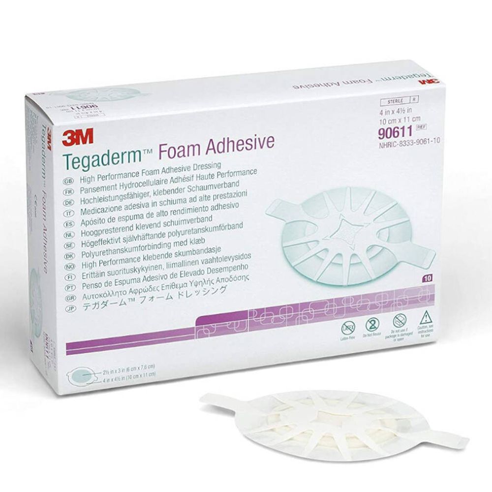 3M™ Tegaderm™ Foam Adhesive 10 cm x 11 cm