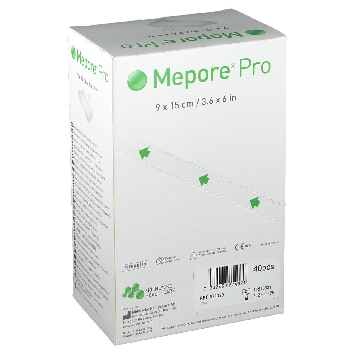 Mepore Pro Pansement Steril 9 x 15cm - shop-pharmacie.fr